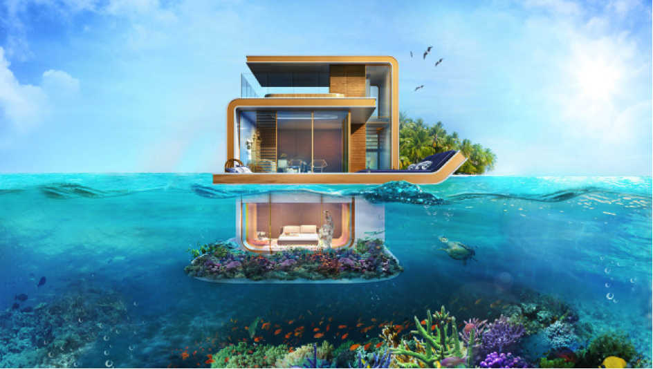 Villas sur trois niveaux en partie immergées - Kleindienst